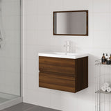 vidaXL Meubles de salle de bain Chêne marron Bois d'ingénierie (plusieurs options disponibles)