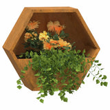 vidaXL Jardinières murales 2 pcs Rouillé Acier corten 30x10x25 cm