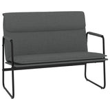 vidaXL Banc Crème 100x64x80 cm Tissu