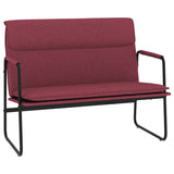 vidaXL Banc Crème 100x64x80 cm Tissu