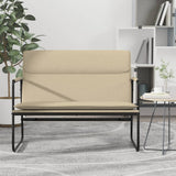 vidaXL Banc Crème 100x64x80 cm Tissu
