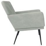 vidaXL Banc Gris foncé 108x79x79 cm Velours