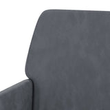 vidaXL Banc Gris foncé 108x79x79 cm Velours