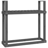 vidaXL Support pour bois de chauffage Blanc 110x35x108,5cm Bois de pin
