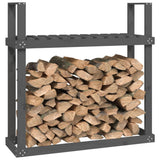 vidaXL Support pour bois de chauffage Blanc 110x35x108,5cm Bois de pin