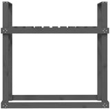vidaXL Support pour bois de chauffage Blanc 110x35x108,5cm Bois de pin