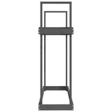vidaXL Support pour bois de chauffage Blanc 110x35x108,5cm Bois de pin