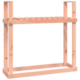vidaXL Support pour bois de chauffage Blanc 110x35x108,5cm Bois de pin