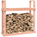 vidaXL Support pour bois de chauffage Blanc 110x35x108,5cm Bois de pin