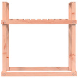 vidaXL Support pour bois de chauffage Blanc 110x35x108,5cm Bois de pin