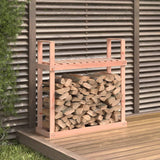 vidaXL Support pour bois de chauffage Blanc 110x35x108,5cm Bois de pin