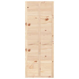 vidaXL Porte de grange 80x1,8x214 cm Bois massif de pin