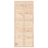 vidaXL Porte de grange 80x1,8x214 cm Bois massif de pin