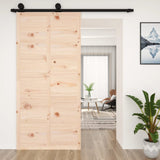 vidaXL Porte de grange 80x1,8x214 cm Bois massif de pin