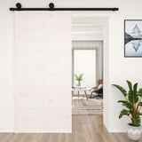 vidaXL Porte de grange 80x1,8x214 cm Bois massif de pin