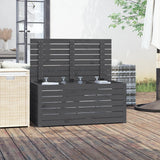 vidaXL Ensemble de boîtes de jardin 3 pcs blanc bois de pin massif