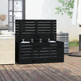 vidaXL Ensemble de boîtes de jardin 3 pcs blanc bois de pin massif