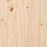 vidaXL Ensemble de boîtes de jardin 3 pcs blanc bois de pin massif