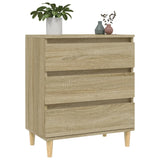vidaXL Buffet Chêne fumé 60x35x70 cm Bois d'ingénierie
