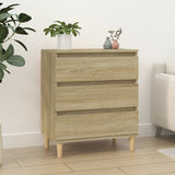 vidaXL Buffet Chêne fumé 60x35x70 cm Bois d'ingénierie