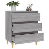 vidaXL Buffet Chêne fumé 60x35x70 cm Bois d'ingénierie