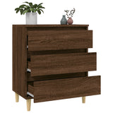 vidaXL Buffet Chêne fumé 60x35x70 cm Bois d'ingénierie