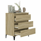 vidaXL Buffet Chêne fumé 60x35x70 cm Bois d'ingénierie