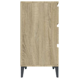 vidaXL Buffet Chêne fumé 60x35x70 cm Bois d'ingénierie
