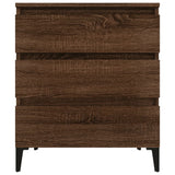 vidaXL Buffet Chêne fumé 60x35x70 cm Bois d'ingénierie