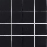 vidaXL Coussin de banc de jardin carreaux noir 100x50x3cm tissu oxford