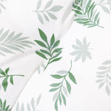 vidaXL Coussin de banc de jardin motif de feuilles 200x50x3 cm tissu