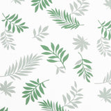 vidaXL Coussin de banc de jardin motif de feuilles 200x50x3 cm tissu