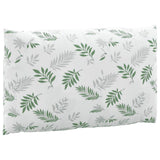 vidaXL Coussins de palette lot de 3 motif de feuilles tissu Oxford