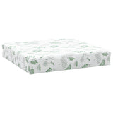 vidaXL Coussins de palette lot de 3 motif de feuilles tissu Oxford