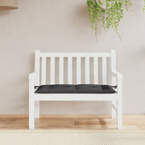 vidaXL Coussin de banc de jardin noir 110x50x7 cm tissu oxford