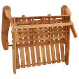 vidaXL Ensemble de salon de jardin Adirondack 2 pcs bois acacia solide