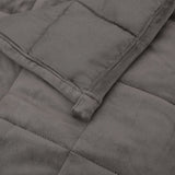 vidaXL Couverture lestée Gris 152x203 cm 7 kg Tissu