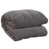 vidaXL Couverture lestée Gris 200x230 cm 13 kg Tissu