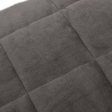 vidaXL Couverture lestée Gris 200x230 cm 13 kg Tissu