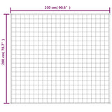 vidaXL Couverture lestée Gris 200x230 cm 13 kg Tissu