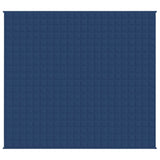 vidaXL Couverture lestée Bleu 220x230 cm 15 kg Tissu