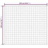 vidaXL Couverture lestée Crème clair 200x220 cm 9 kg Tissu