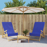 vidaXL Serviettes de plage 2 pcs turquoise 60x135 cm tissu 400 GSM