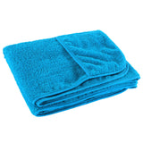 vidaXL Serviettes de plage 2 pcs turquoise 60x135 cm tissu 400 GSM