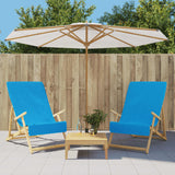 vidaXL Serviettes de plage 2 pcs turquoise 60x135 cm tissu 400 GSM