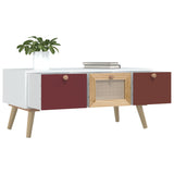 vidaXL Table basse avec tiroirs 80x40x35,5 cm bois d'ingénierie