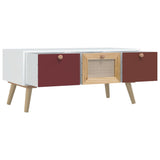 vidaXL Table basse avec tiroirs 80x40x35,5 cm bois d'ingénierie