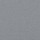 vidaXL Canapé-lit avec accoudoirs gris clair tissu