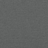 vidaXL Canapé-lit avec accoudoirs gris clair tissu