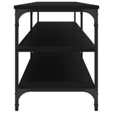 vidaXL Meuble TV chêne marron 200x30x50 cm bois d'ingénierie et métal